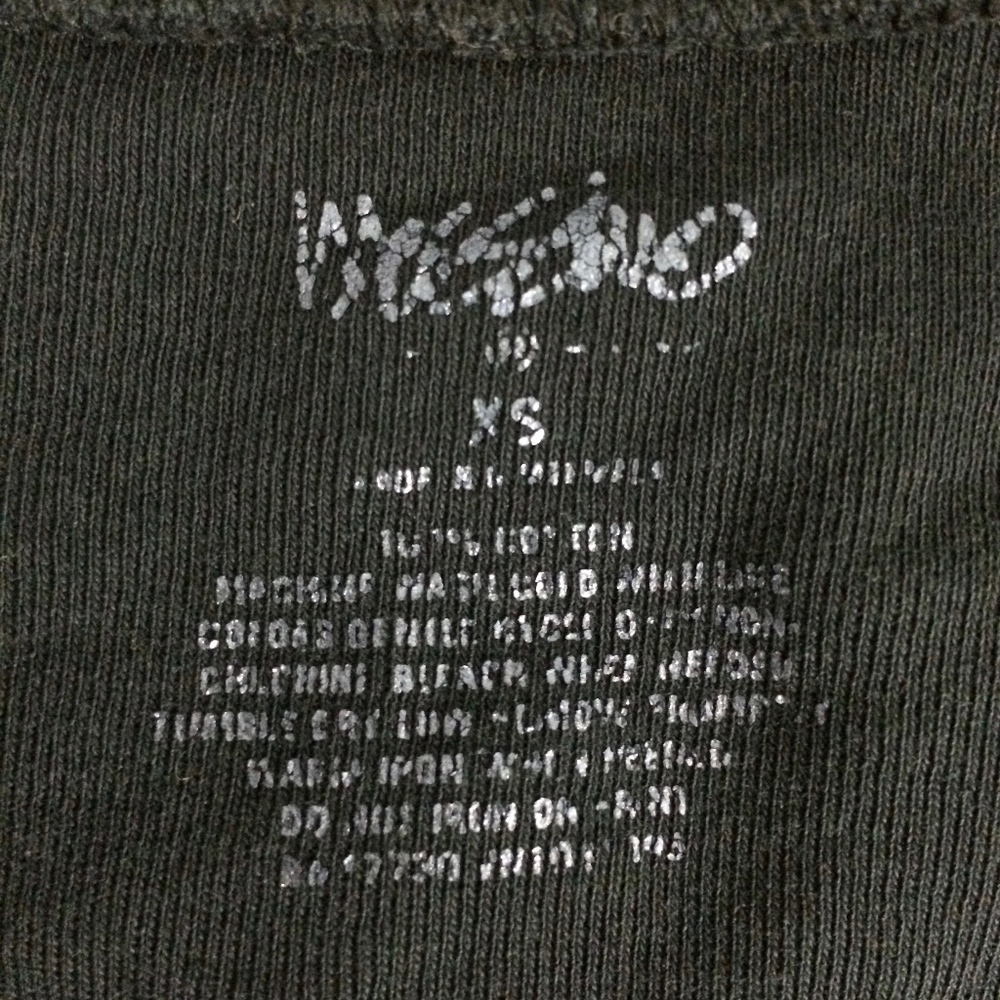 Mossimo Womens XS Black V-Neck Long Sleeve Shirt - Picture 5 of 5